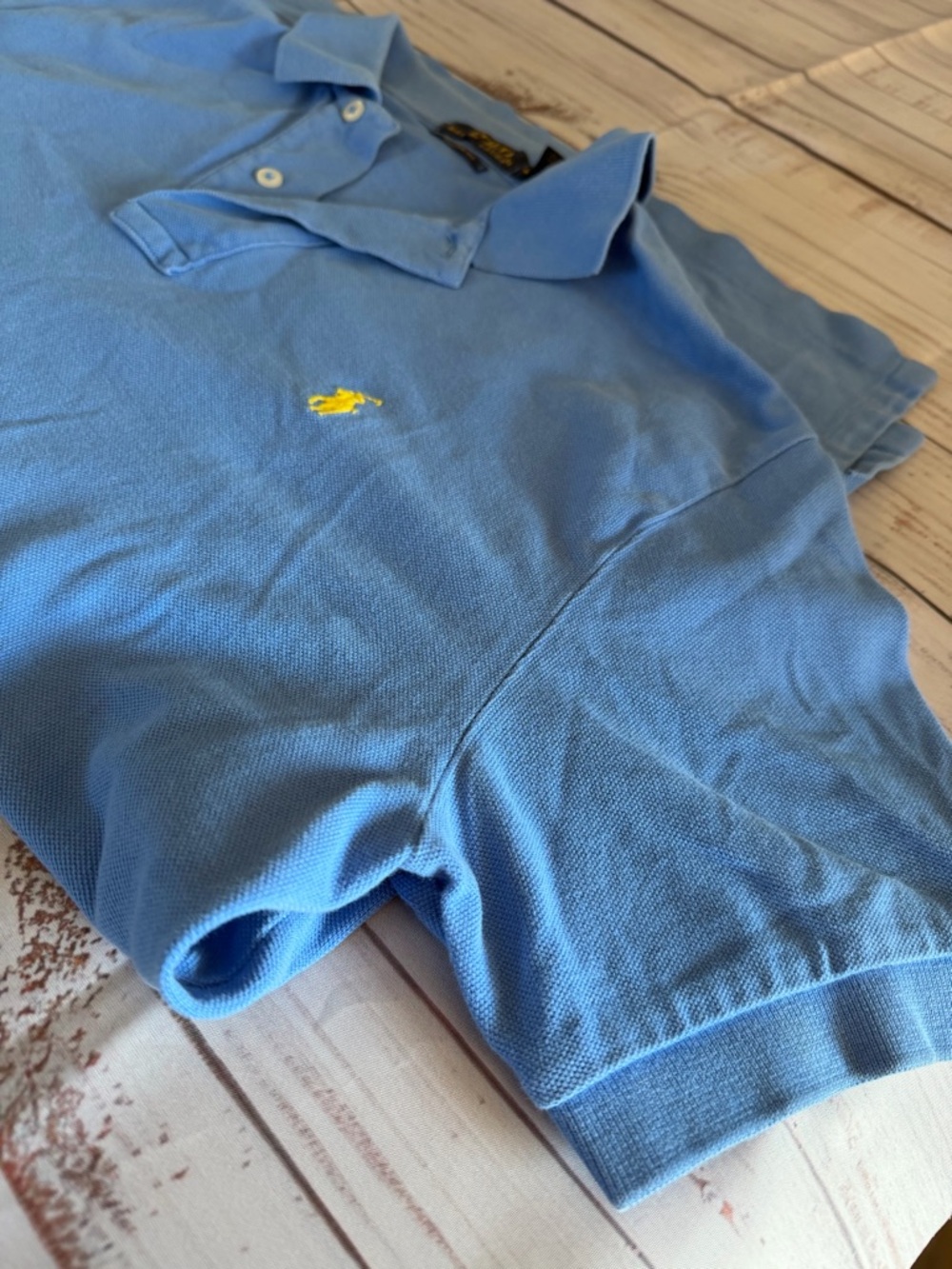 Polo Ralph Lauren Men’s Medium Blue Classic Fit Short Sleeve Polo Shirt